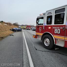 Rescue 80 at MVA on Route 30